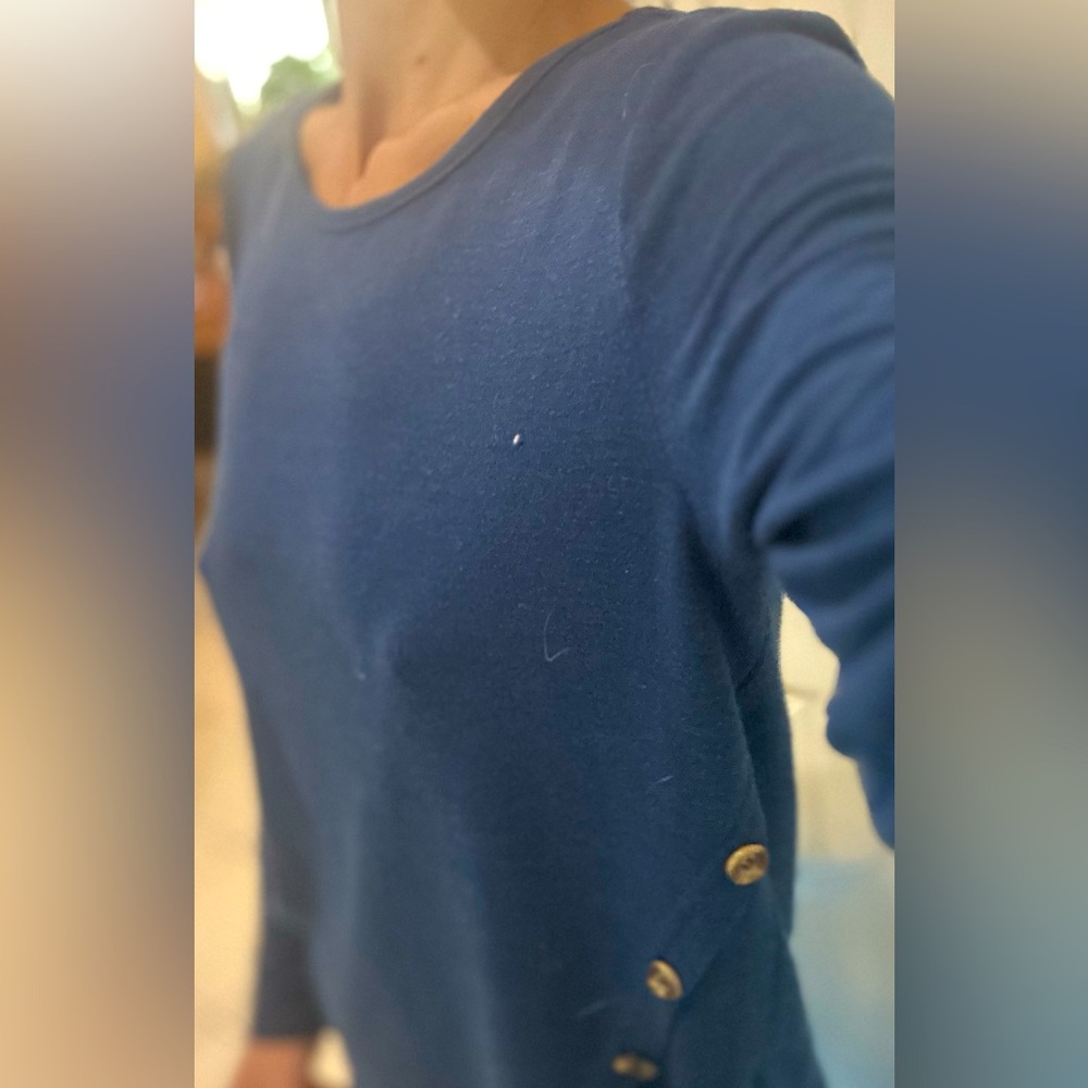 💫SHEIN Women’s Crew Neck Asymetrycal Long Sleeves Sweater - Picture 9 of 14